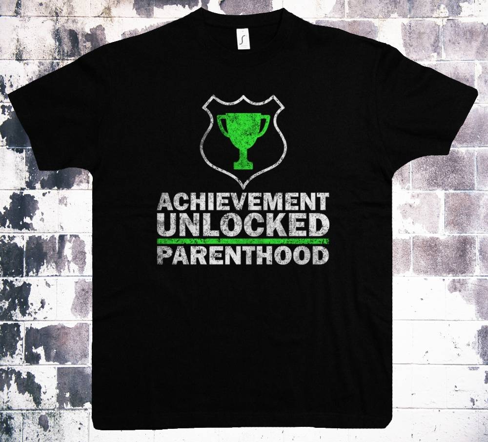 Achievement Unlocked Fatherhood T-shirt