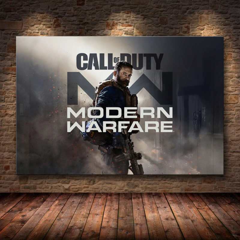 Call of Duty Modern Warfare poster canvas printed