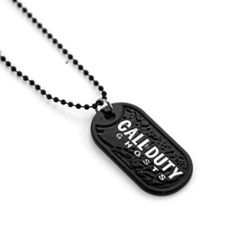 Call of Duty White Logo Necklace
